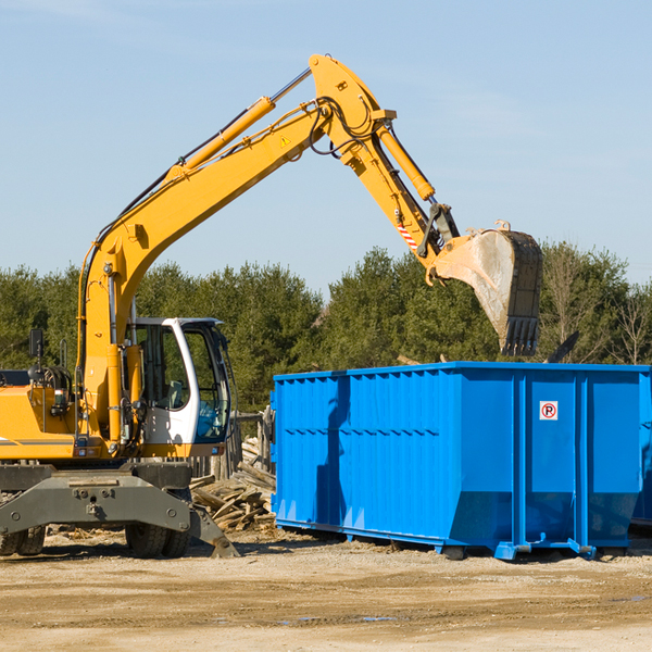 can i request a rental extension for a residential dumpster in Temescal Valley